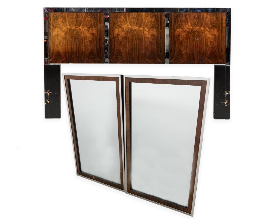 Rosewood Mirrors and Headboard - John Stuart (1 of 3)