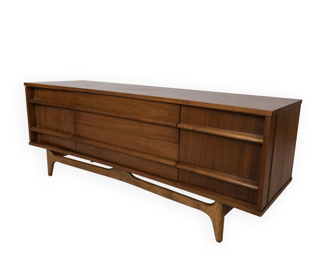 Concave Walnut Credenza (1 of 5)