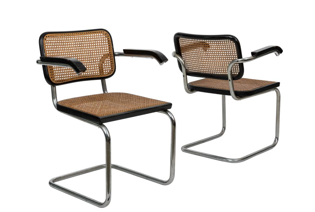 Marcel Breuer Cane Arm Chairs (1 of 4)