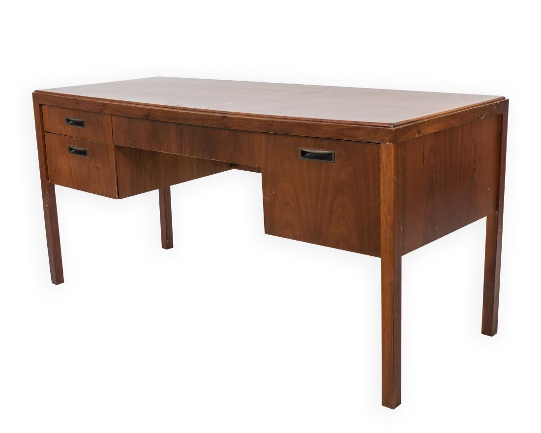 Jens Risom Style Teak Office Desk (1 of 5)