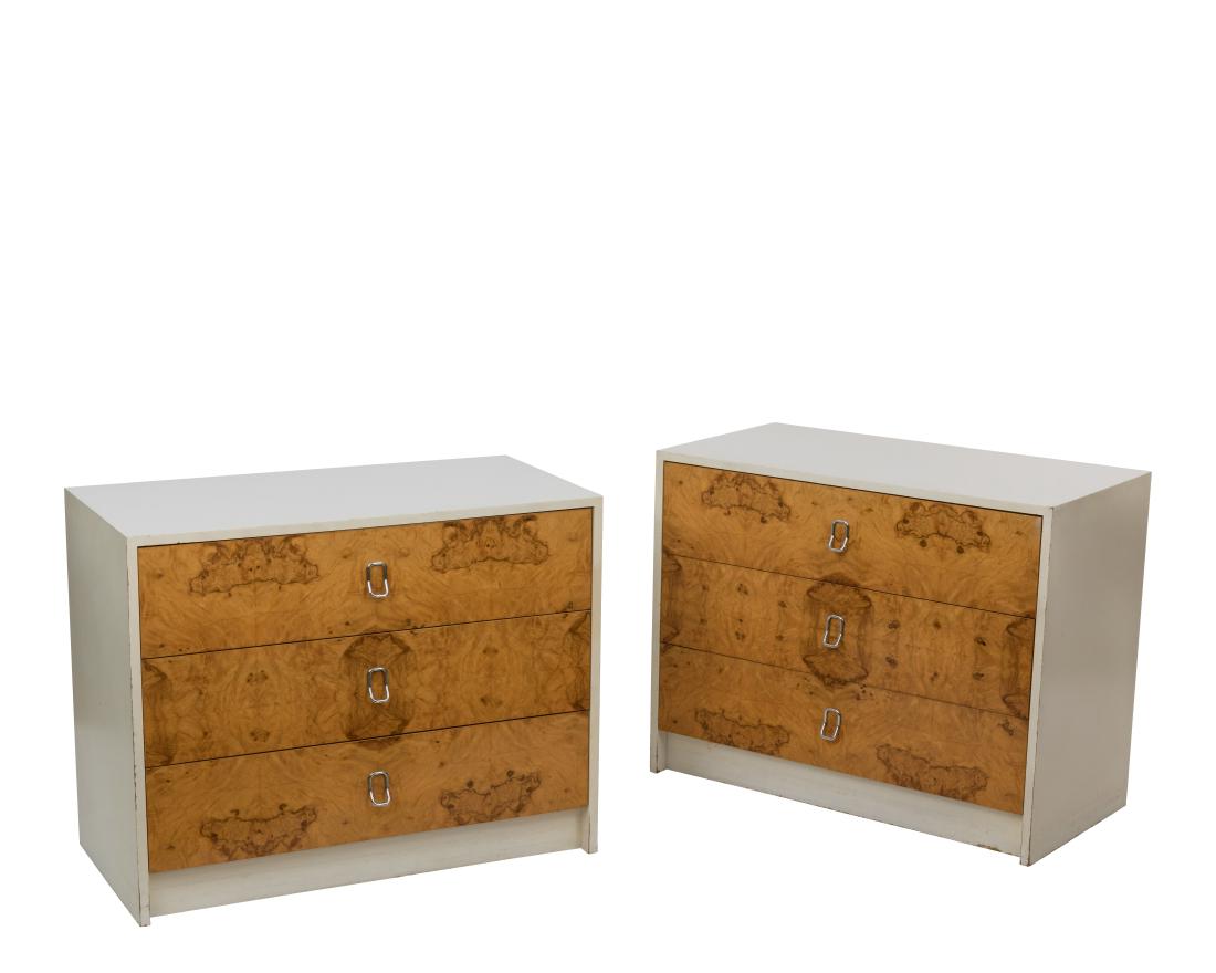 Pair Baughman Lacquer and  Burl Chests (1 of 4)