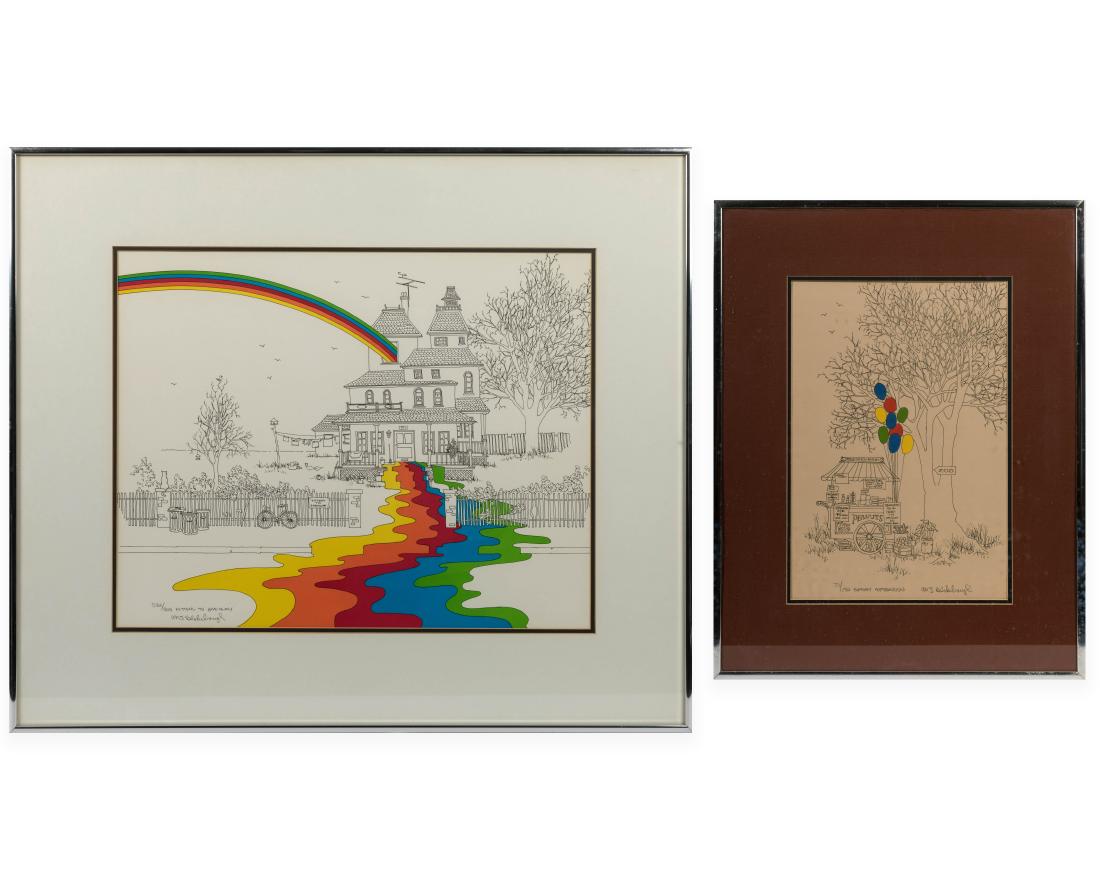 M J Blakebrough - Two Signed Lithographs (1 of 6)