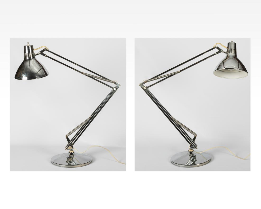 Pair Luxo Chrome Table Lamps - Signed (1 of 4)