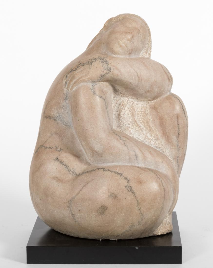 Mid Century Marble Figural Sculpture (1 of 3)