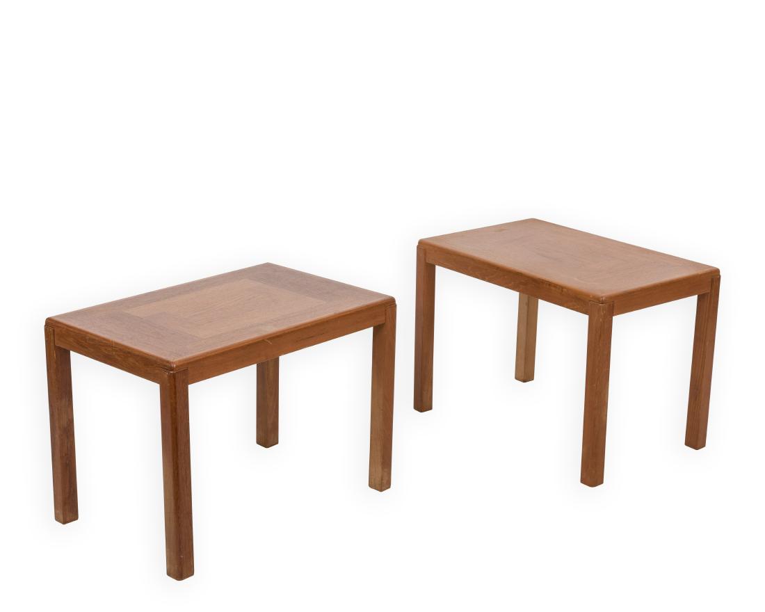 Pair Danish Teak End Tables - Signed (1 of 4)