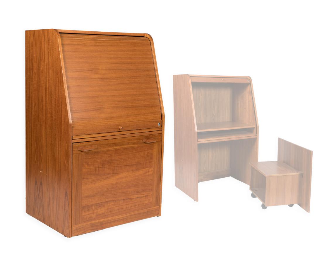 Danish Tambour Secretary Desk (1 of 6)