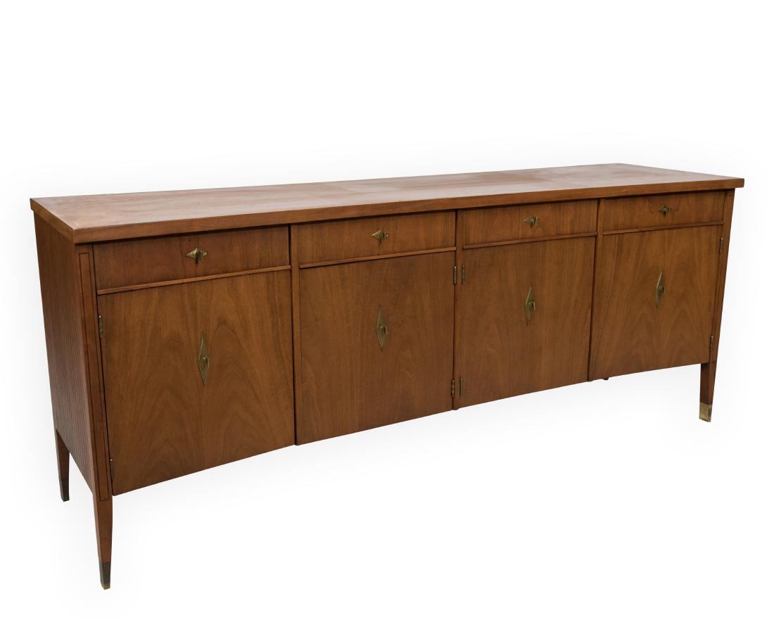 Concave Walnut Credenza (1 of 5)