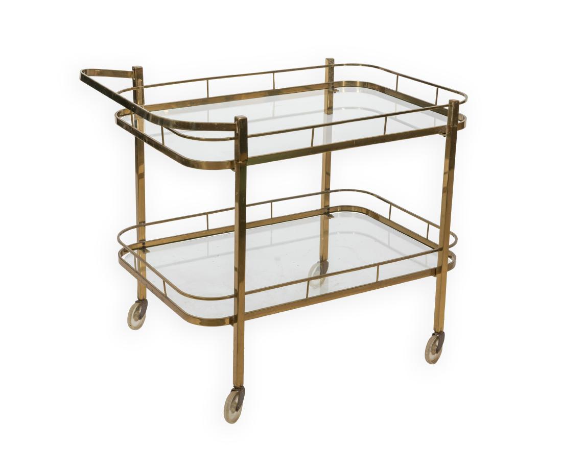 Brass Tea Cart (1 of 3)