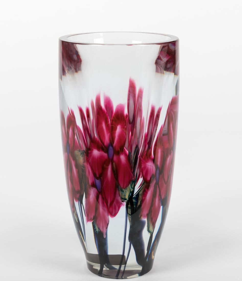 David Lotton Clematis Paperweight Vase - Signed (1 of 4)