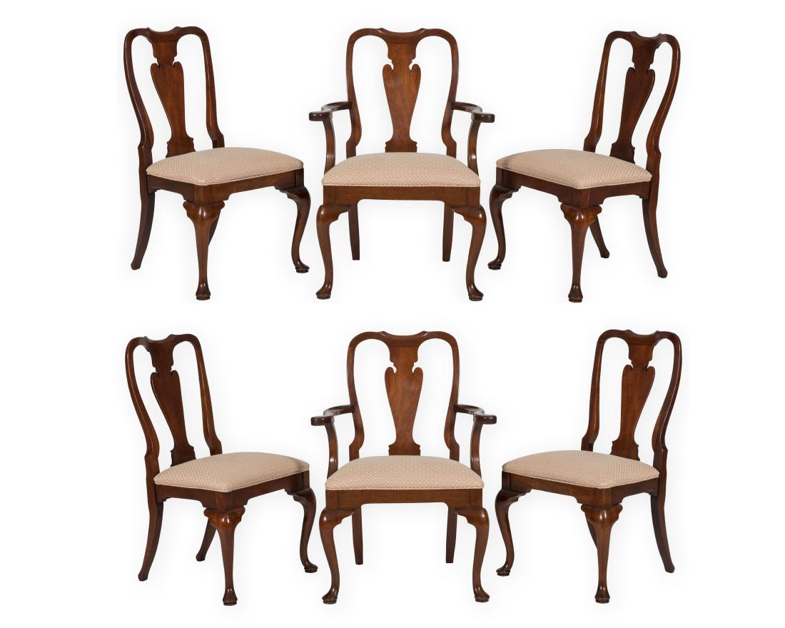 Six Dining Room Chairs - Manor of Henkel Harris (1 of 4)