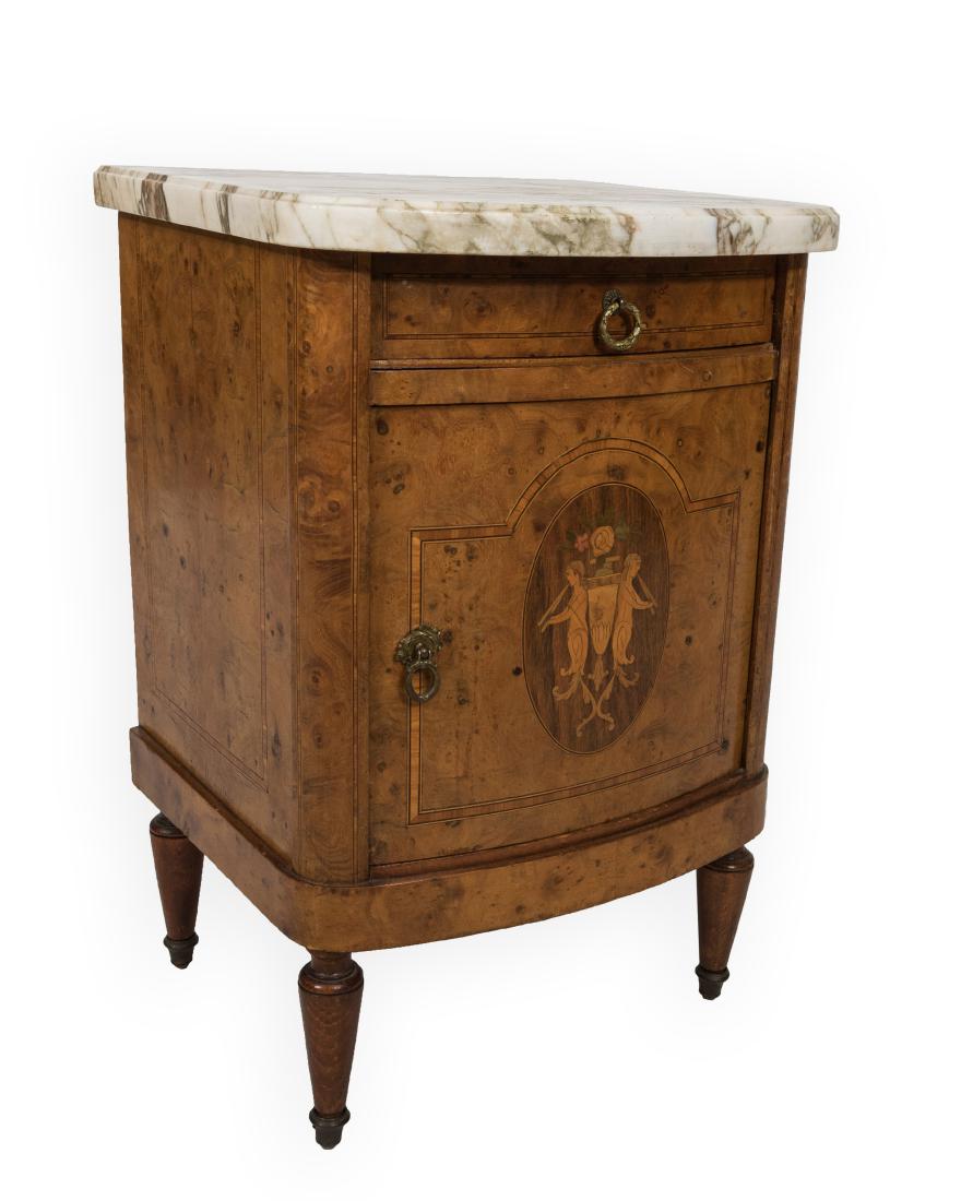 Inlaid French Marble Top Stand (1 of 5)