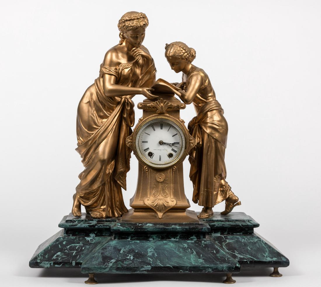 Seth Thomas French Style Figural Clock (1 of 5)
