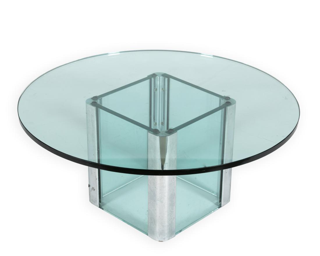 Leon Rosen for Pace Glass Coffee Table (1 of 5)