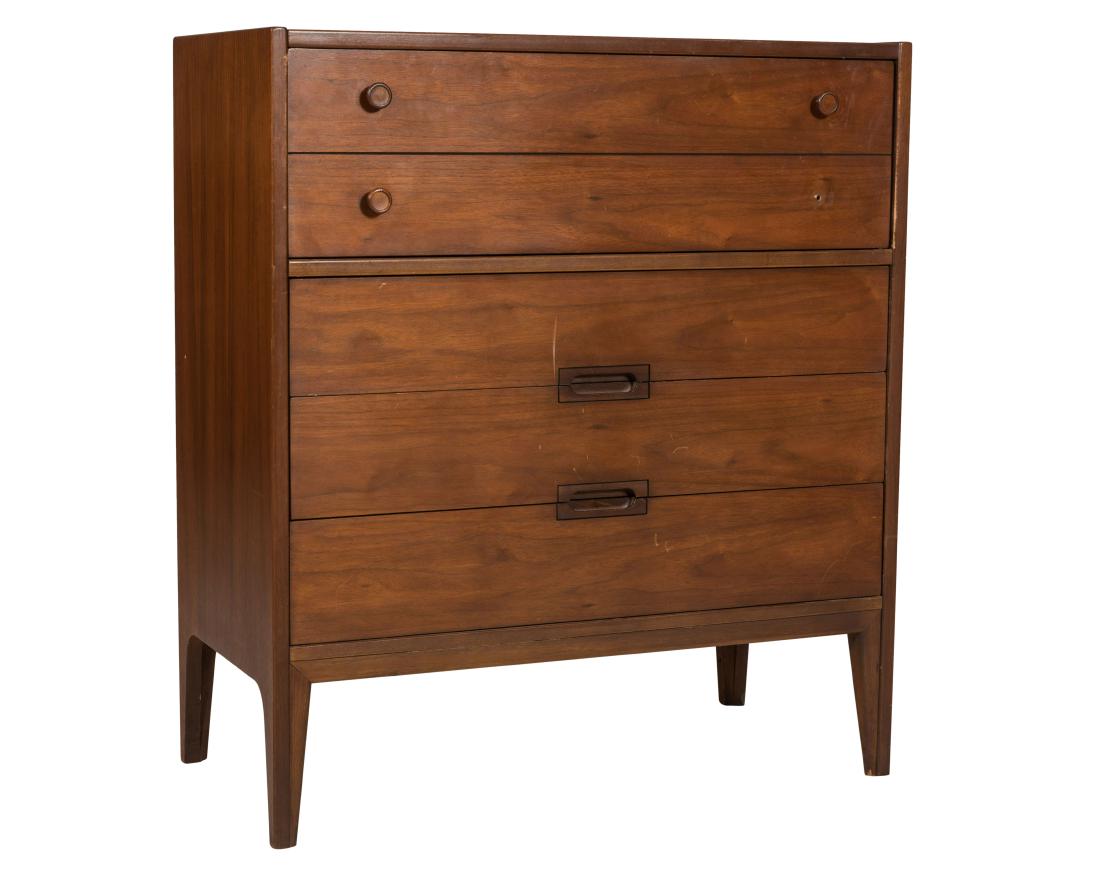 Walnut High Chest by United Furniture (1 of 3)