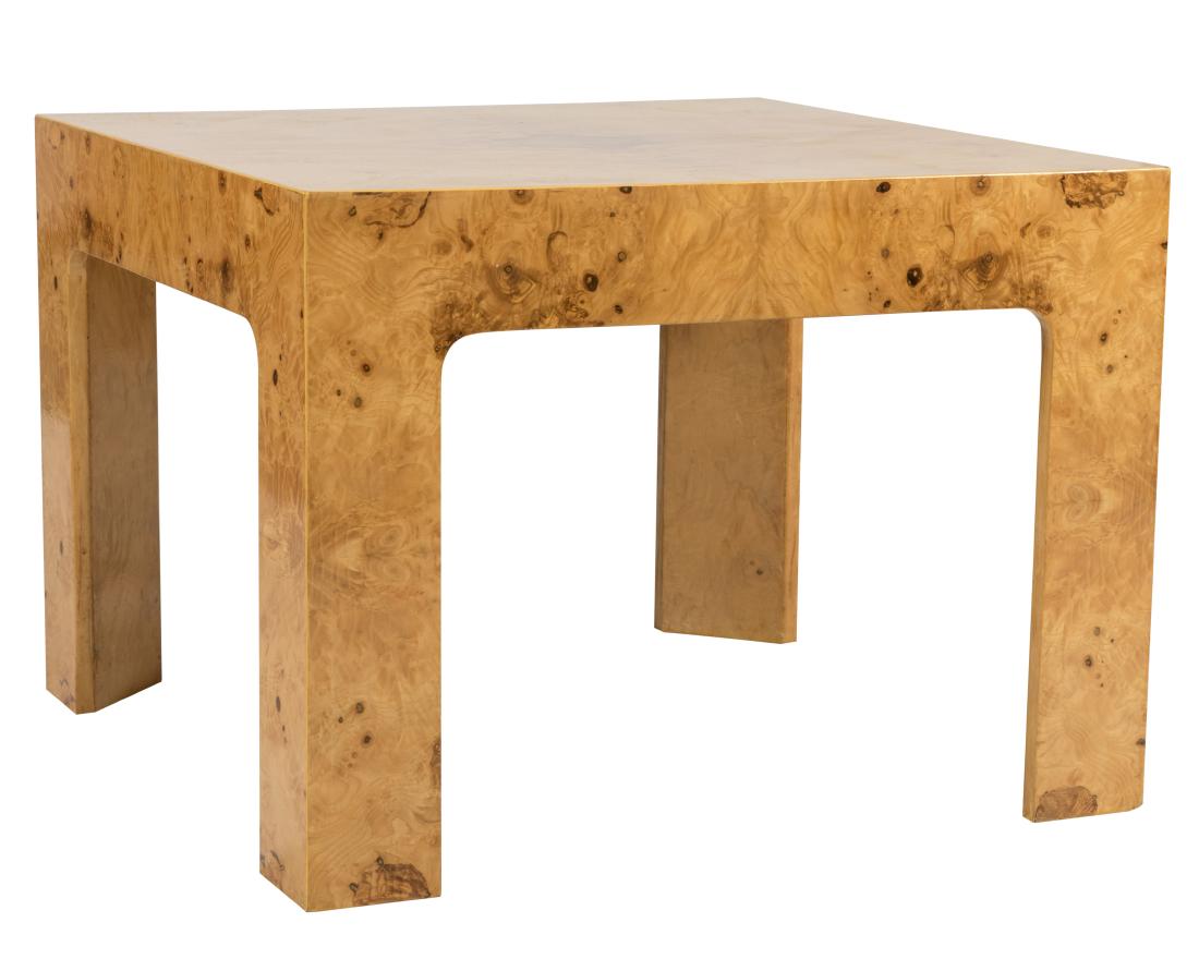 Milo Baughman Burl Side Table (1 of 5)