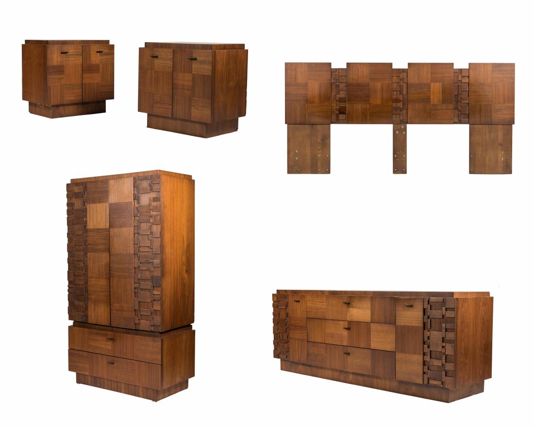 Six Piece Brutalist Bedroom Set (1 of 12)