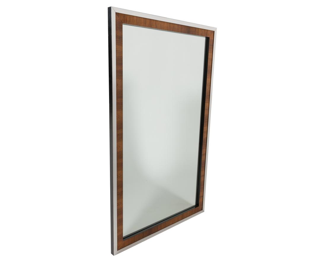 Milo Baughman (Attr.) Rosewood Mirror (1 of 4)
