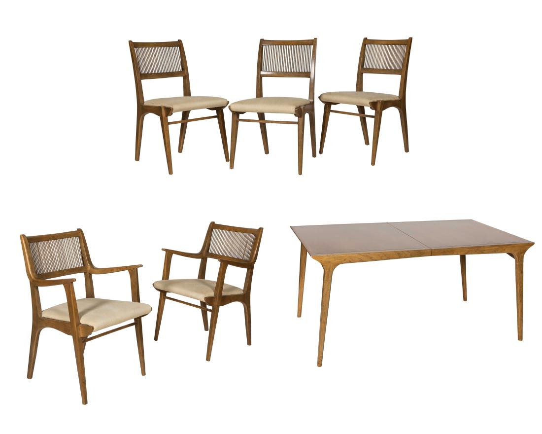 Drexel Profile Dining Table and Six Chairs (1 of 8)