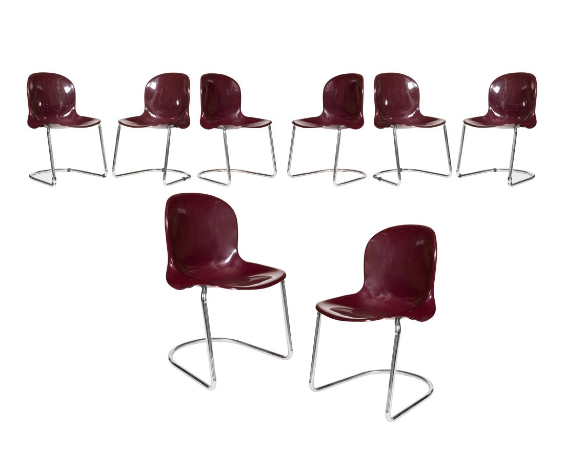 ICF Cadsana Stacking Chairs - Signed (1 of 5)