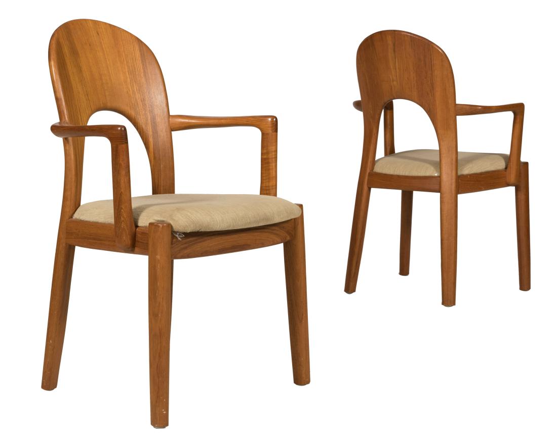 Koefoed Hornslet Danish Arm Chairs (1 of 5)