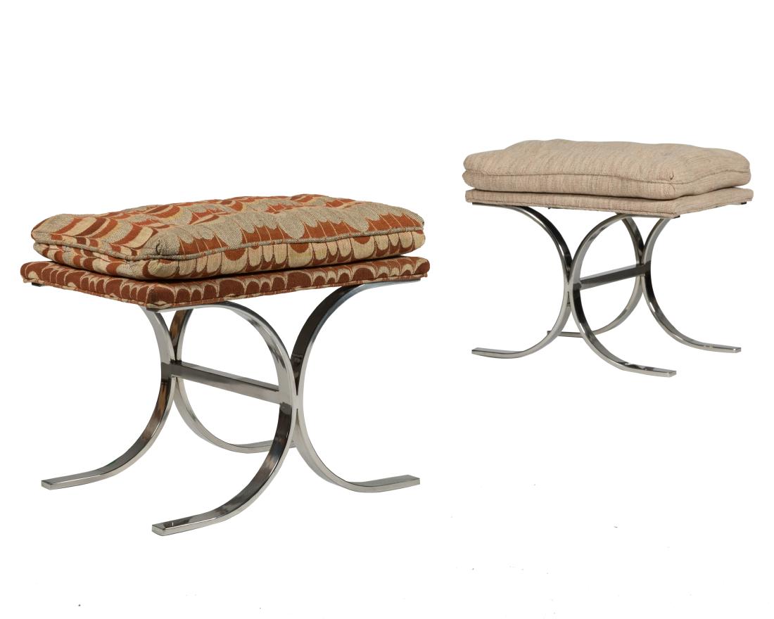Pair Barcelona Style Stools (1 of 4)
