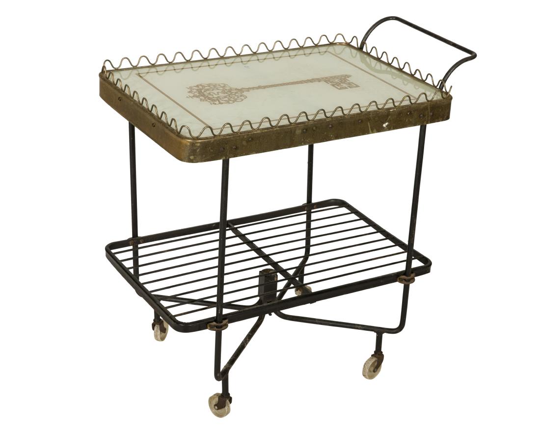Kathi Urbach Tea Cart - Signed (1 of 2)