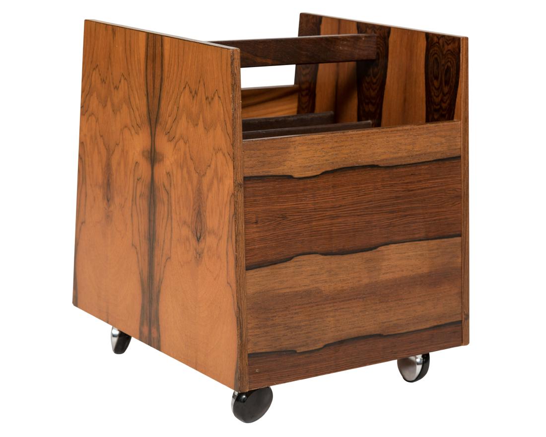 Bruksbo Danish Rosewood Magazine Rack (1 of 7)