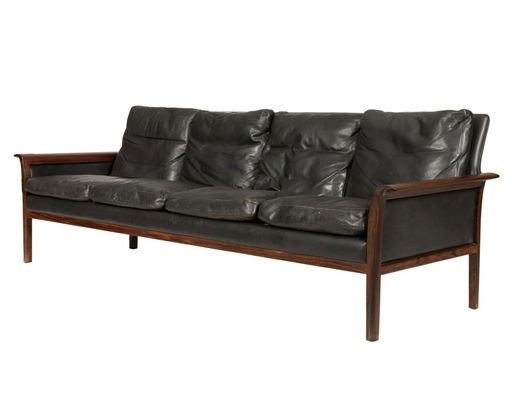Hans Olsen For Vante Mobler Rosewood Sofa