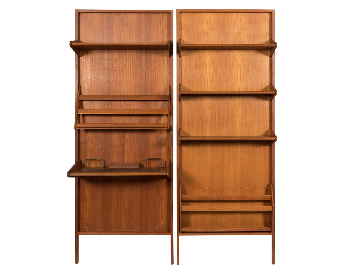 Raymor Teak Wall Desk and  Matching Bookcase (1 of 4)