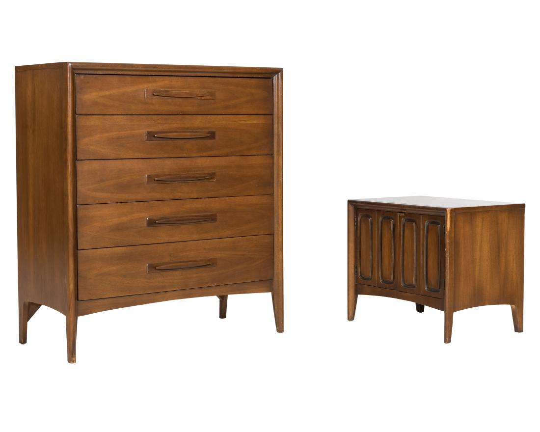 Broyhill Premier High Chest and Nightstand (1 of 4)