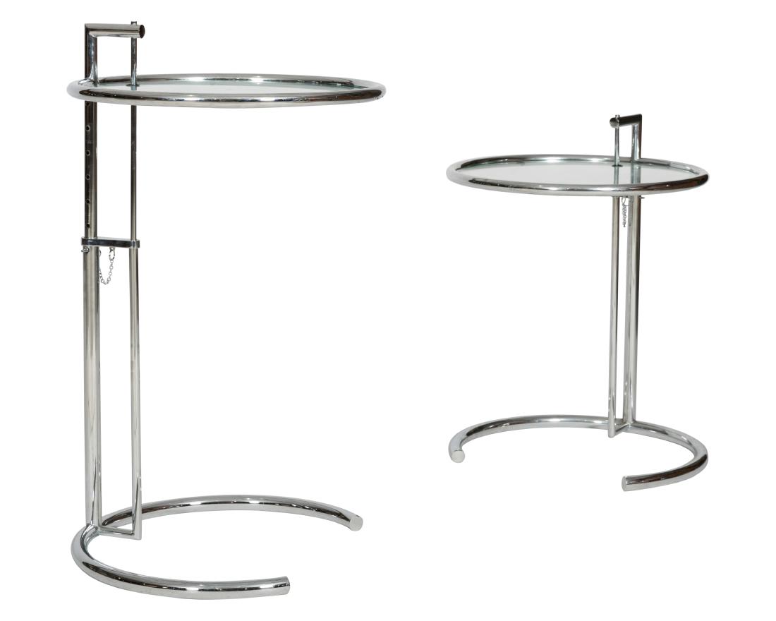 Pair Ellen Grey Style Adjustable Tables (1 of 3)