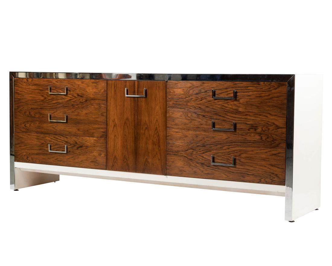 Milo Baughman (Attr.) Rosewood Credenza Chest (1 of 5)