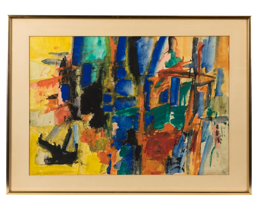 George Morrison - Gouache on Paper - c. 1958 (1 of 4)