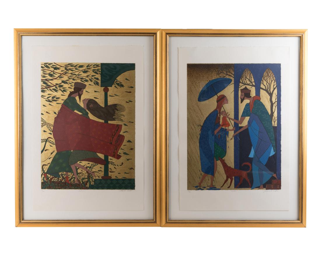 Two Shlomo Katz Lithographs - Signed (1 of 5)