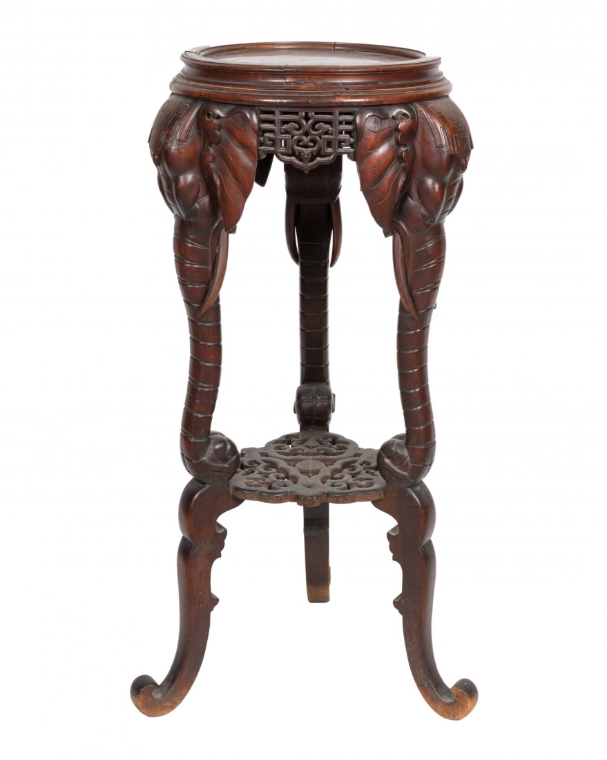Aesthetic Walnut Victorian Marble Top Pedestal (1 of 8)