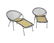 Maurizio Tempestini Salterini Chairs with Lounge