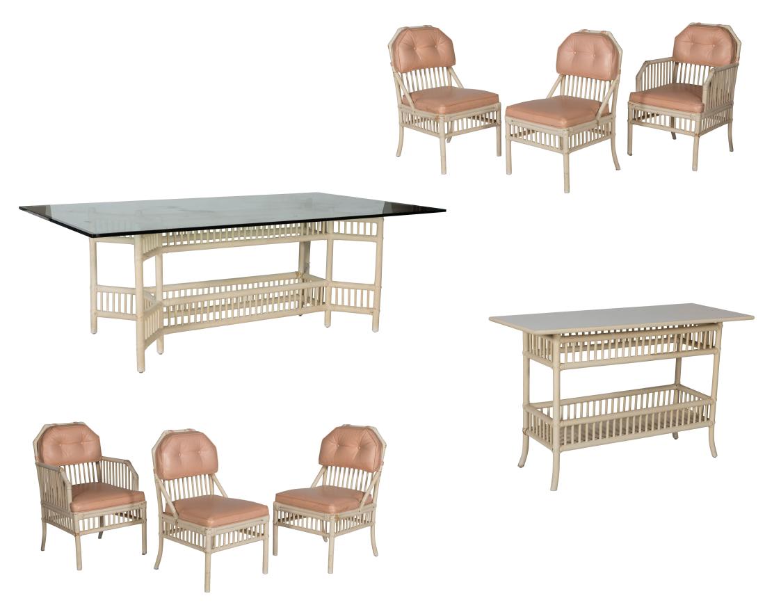 Ficks Reed Eight Piece Rattan Set (1 of 6)