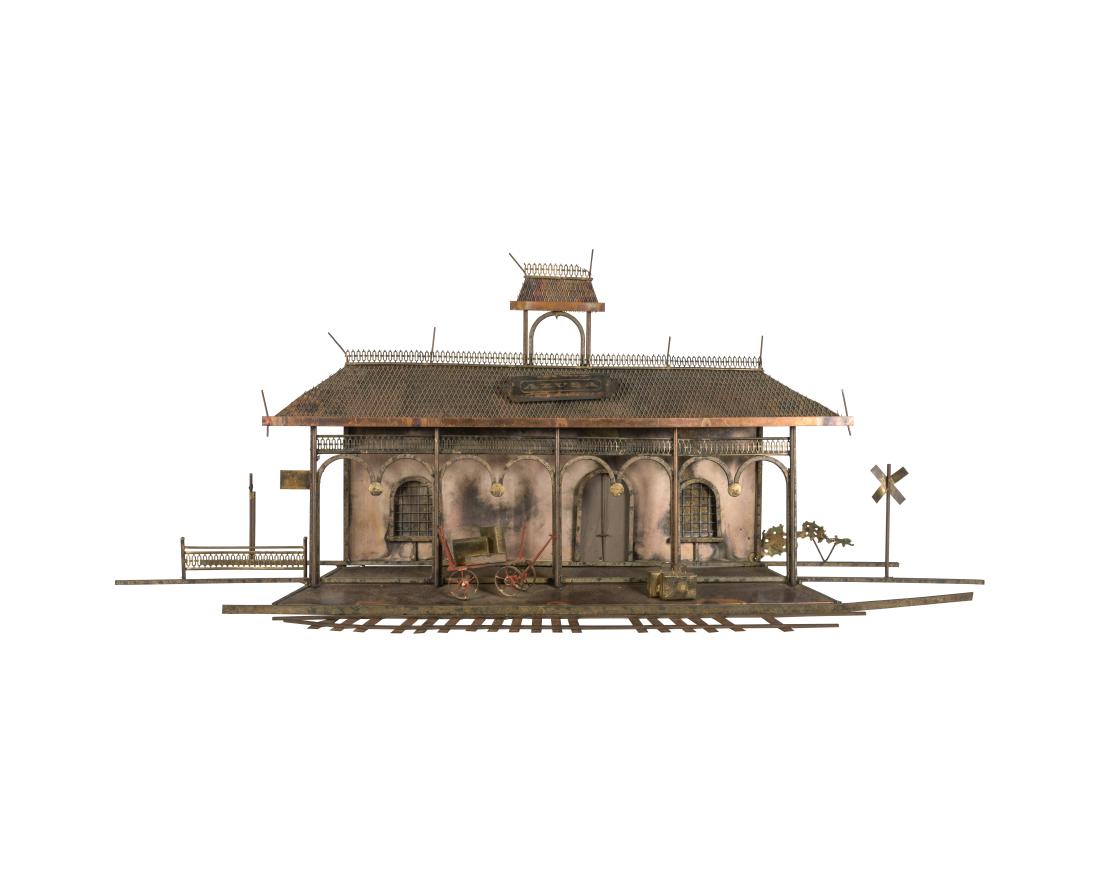 Curtis Jere Landscape Wall Sculpture - Signed (1 of 2)