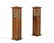 Pair Teak Outdoor Lamps