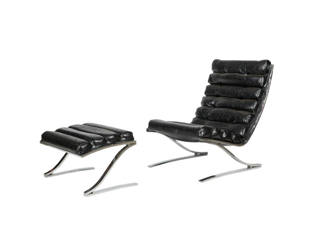 DIA  Lounge Chair and Ottoman (1 of 5)