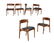 Erik Buch Dining Chairs - Signed - Set of Six