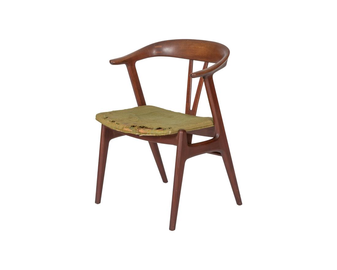 Sculpted Danish Desk Chair (1 of 6)