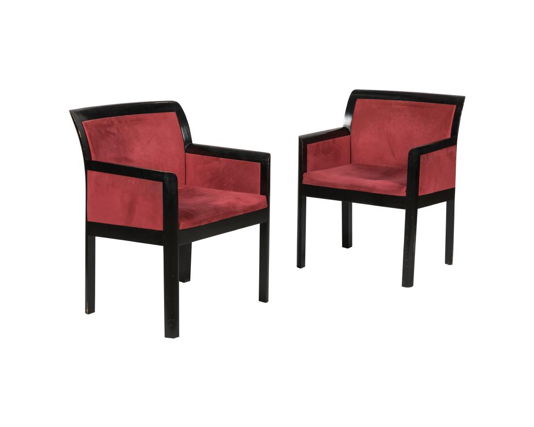 Dunbar Style Pair Arm Chairs (1 of 2)