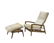 Danish Style Rocking Lounge and Ottoman