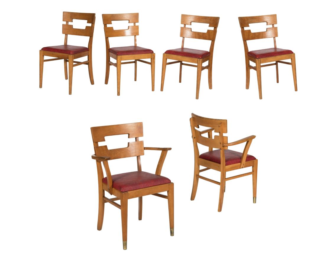 Six Mid Century Dining Chairs (1 of 5)
