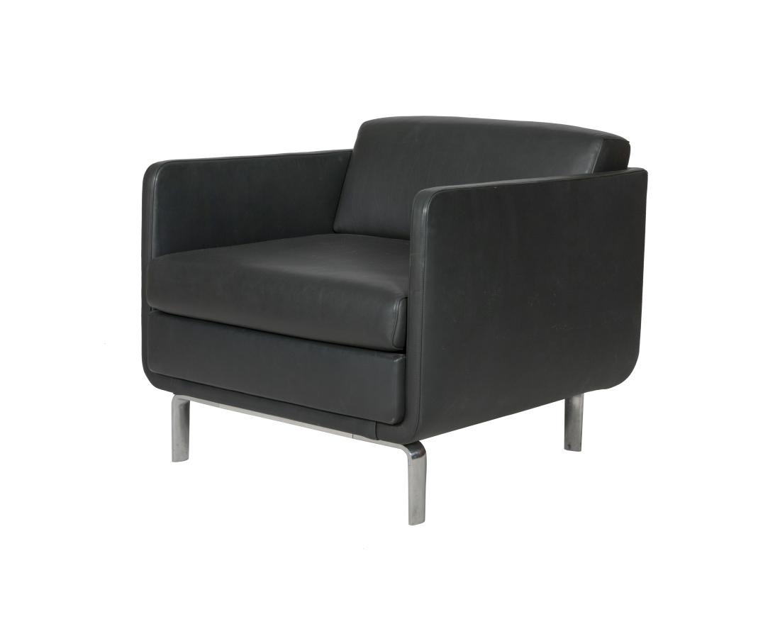 Oversized Leather Club Chair (1 of 4)