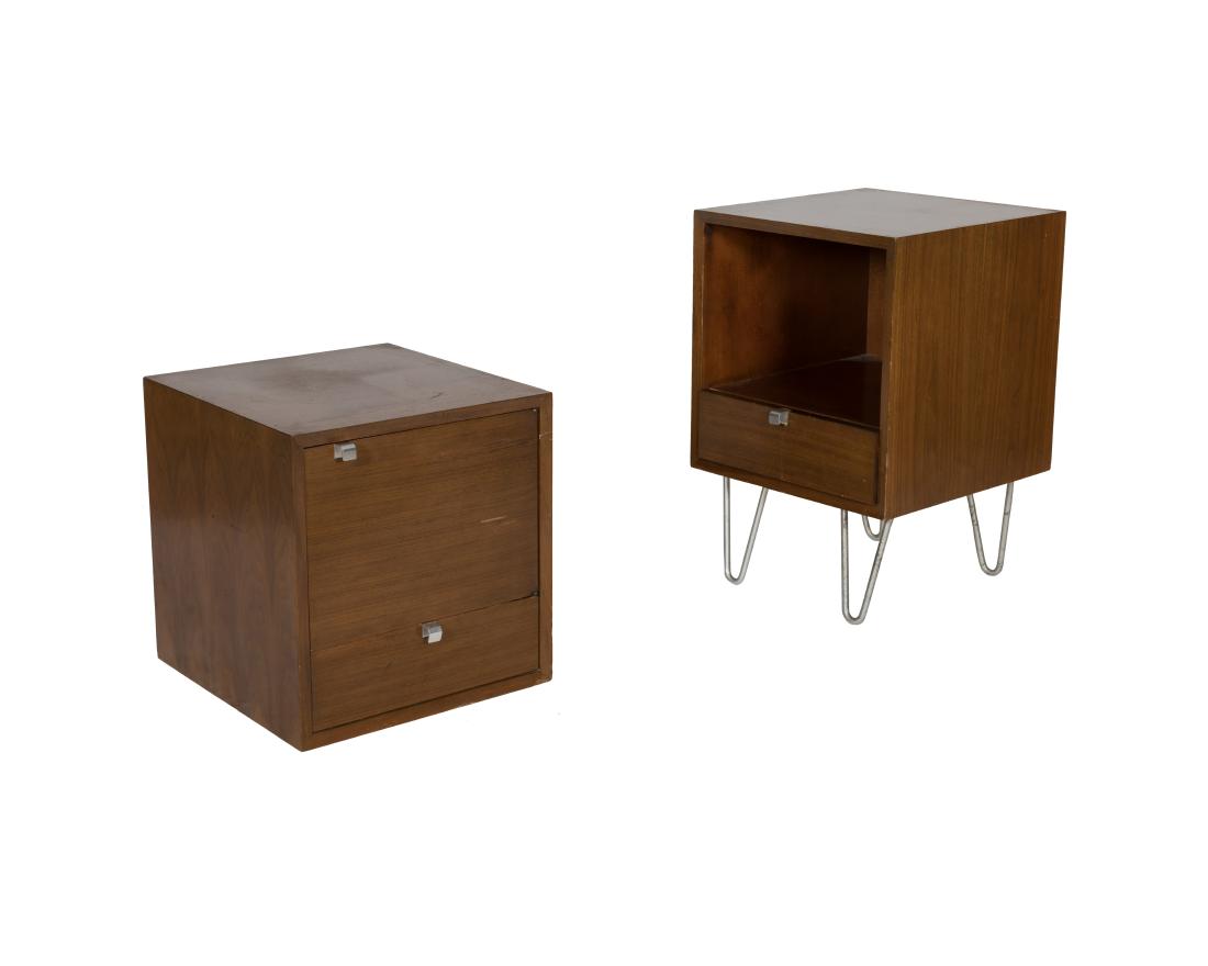 George Nelson Pair Nightstand Cabinets (1 of 5)