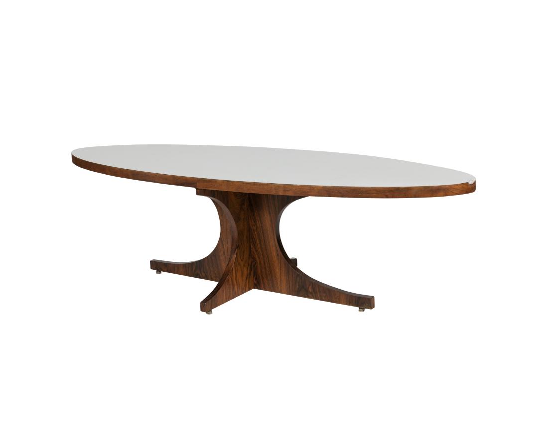 Rosewood Laminate Top Coffee Table (1 of 2)