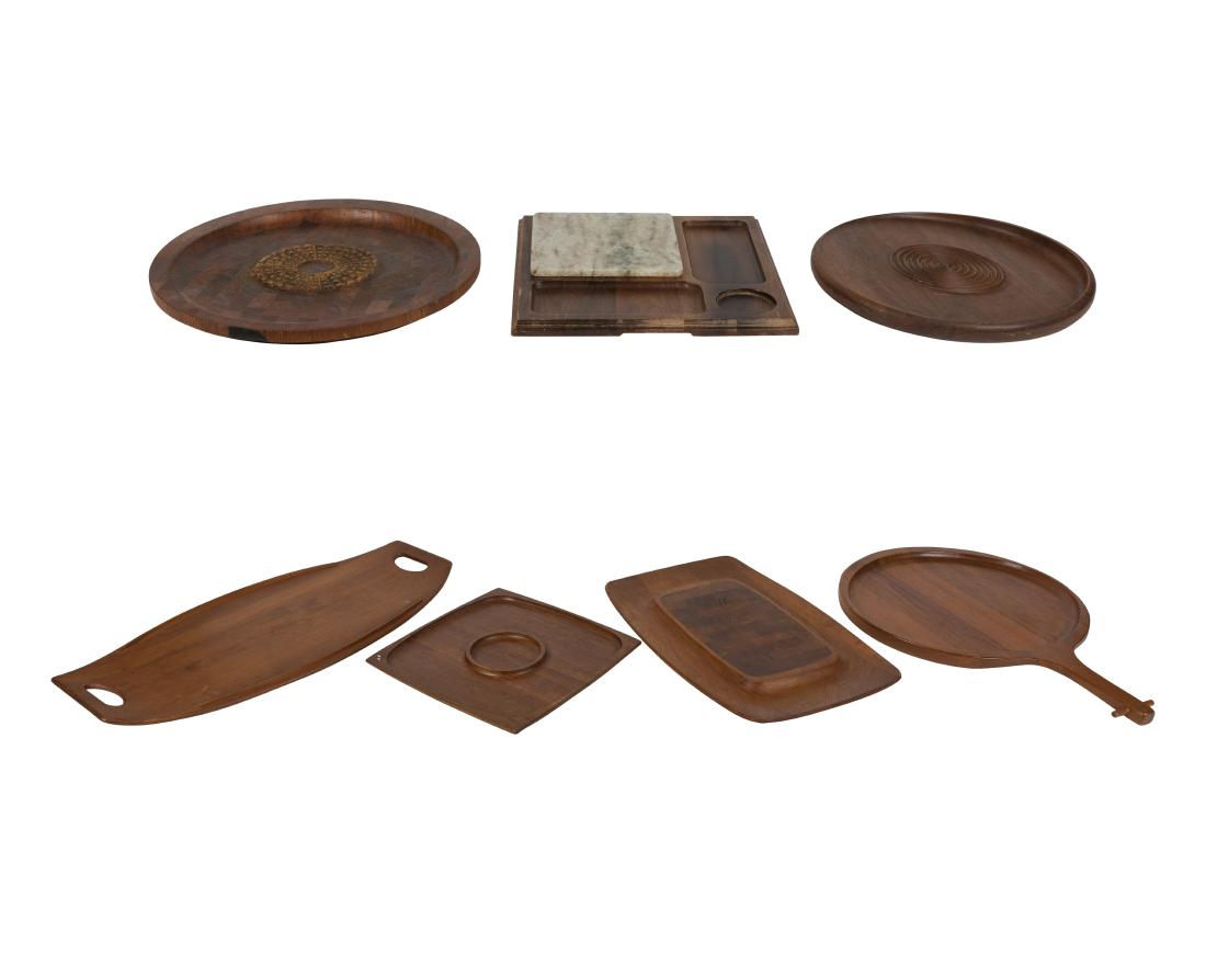 Teak Trays - Seven Piece (1 of 3)