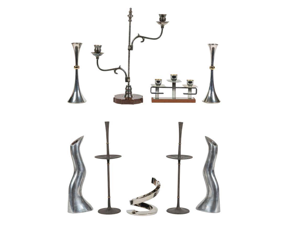 Group of Mid Century Candlesticks (1 of 5)